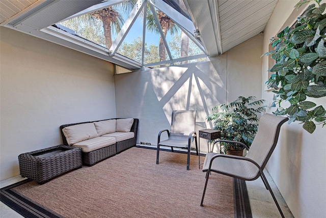 view of patio with outdoor lounge area