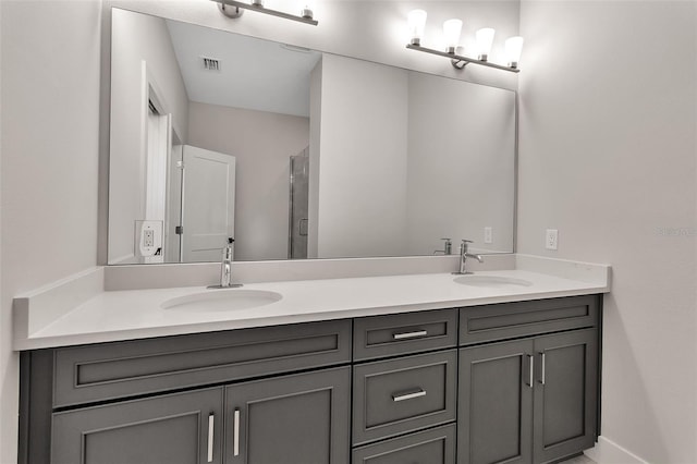 2814 Vogler Ln, North Port, FL 34286 - bathroom with double vanity