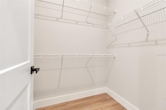 2814 Vogler Ln, North Port, FL 34286 - walk in closet featuring wood finished floors