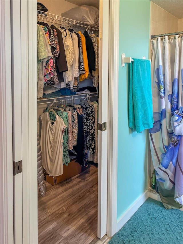 view of closet