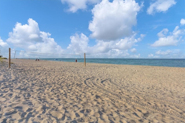 water view featuring a view of the beach