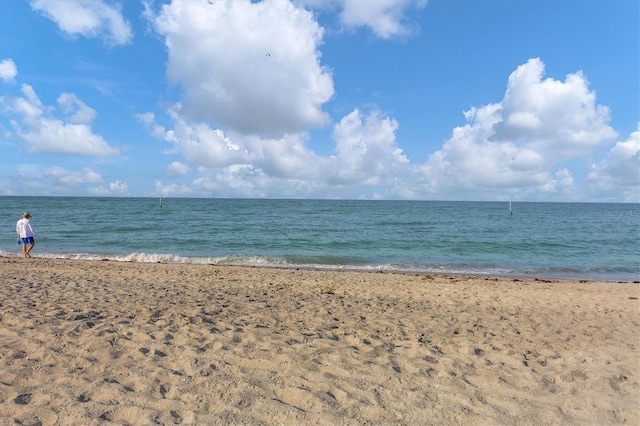 water view with a beach view