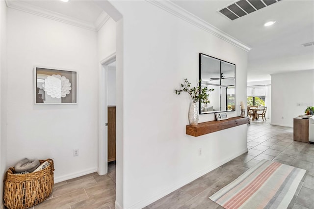 24269 Spartina Dr, Venice, FL 34293 - hall with ornamental molding