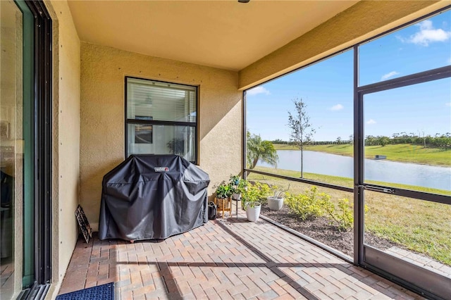 24269 Spartina Dr, Venice, FL 34293 - sunroom with a water view