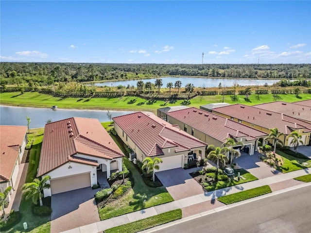 24269 Spartina Dr, Venice, FL 34293 - birds eye view of property with a water view