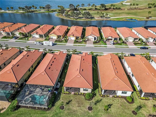24269 Spartina Dr, Venice, FL 34293 - birds eye view of property with a water view