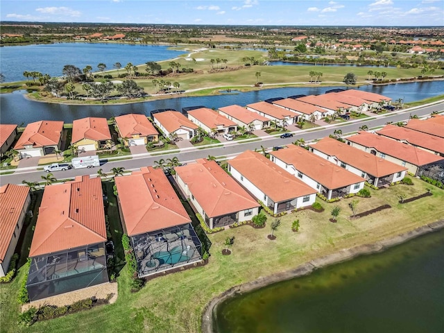 24269 Spartina Dr, Venice, FL 34293 - drone / aerial view with a water view