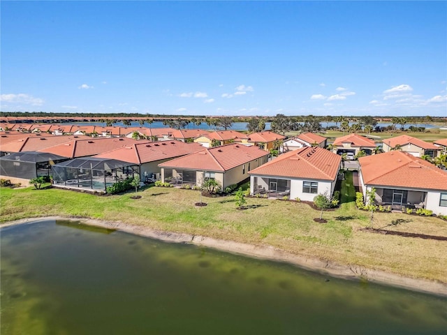 24269 Spartina Dr, Venice, FL 34293 - birds eye view of property featuring a water view