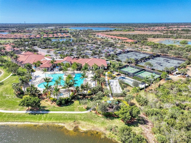 24269 Spartina Dr, Venice, FL 34293 - bird's eye view featuring a water view