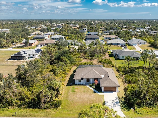 birds eye view of property featuring a residential view