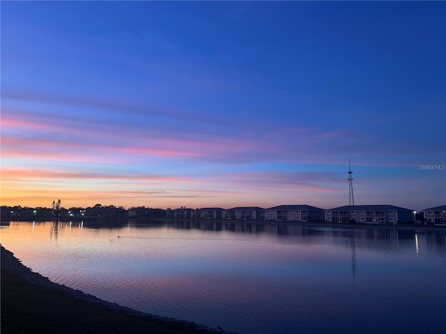 property view of water