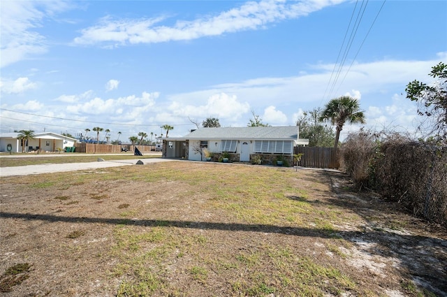 view of ranch-style house