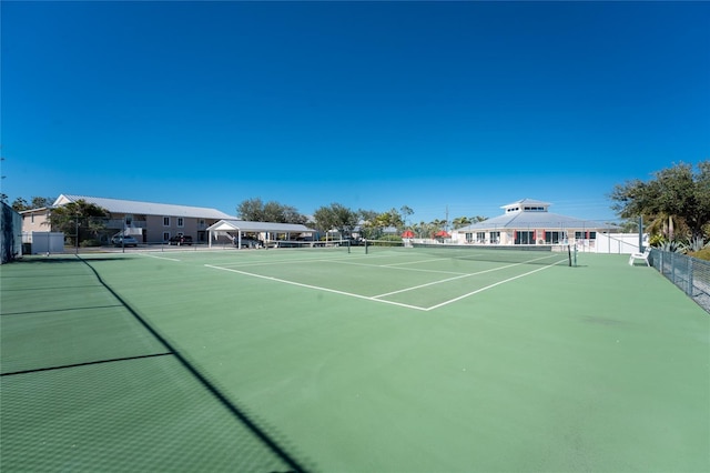 view of sport court