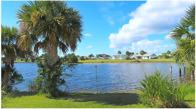 property view of water