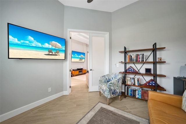 view of sitting room