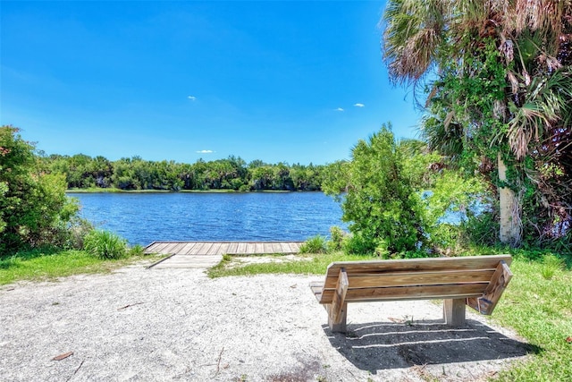 property view of water