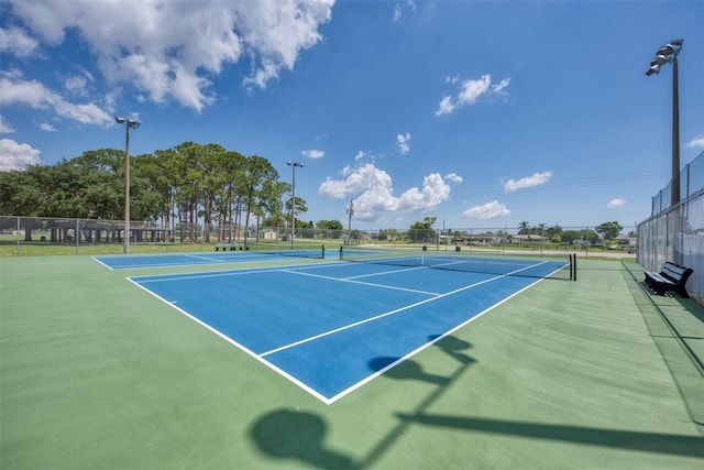 view of sport court