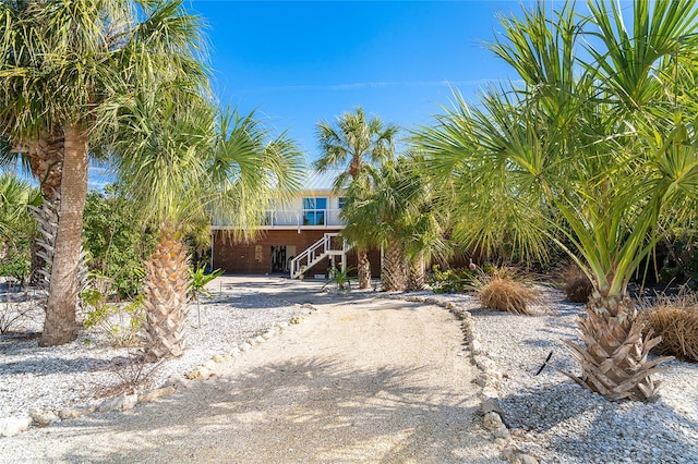 view of front of home