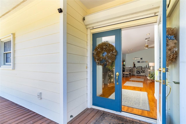 view of entrance to property