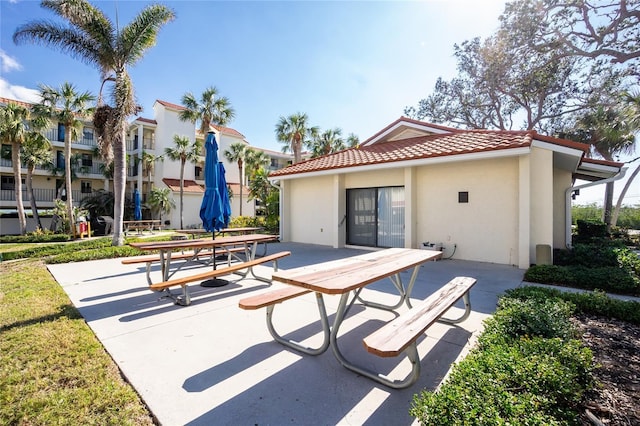 exterior space with a patio area