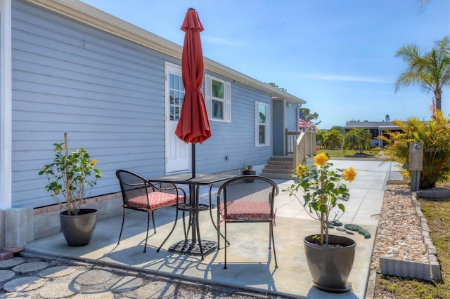 view of patio