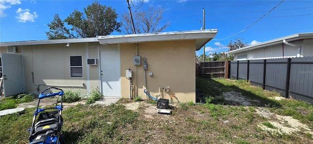 view of rear view of property