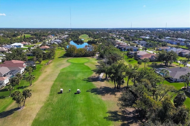 drone / aerial view featuring a residential view