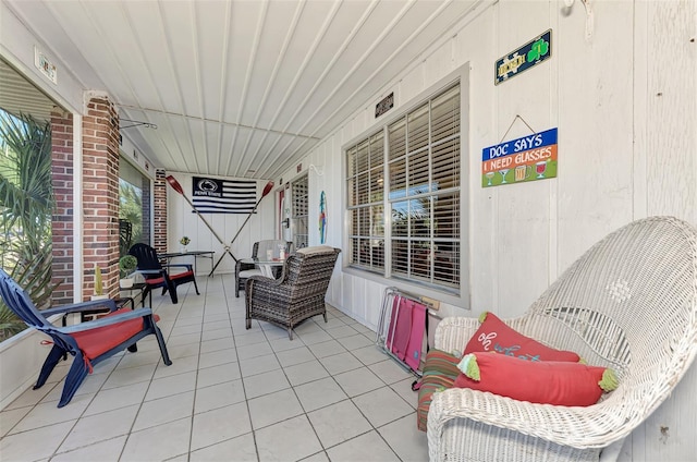 view of patio / terrace with covered porch