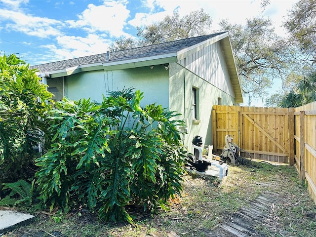 view of side of property