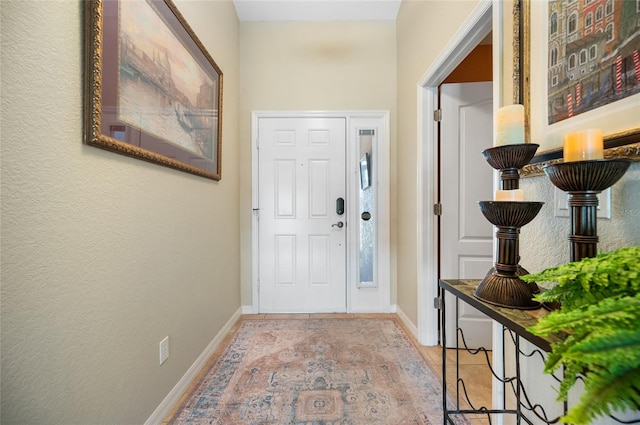 view of tiled entryway