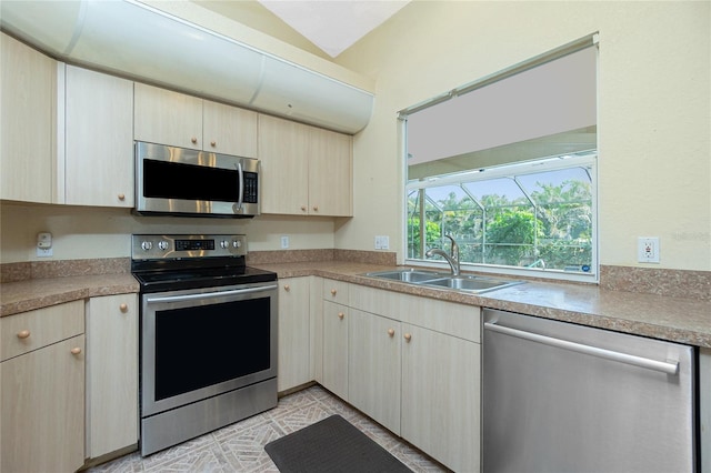 kitchen featuring sink and stainless steel appliances