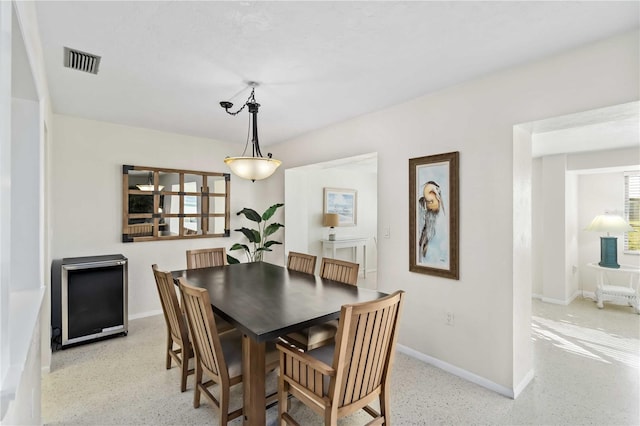 view of dining room