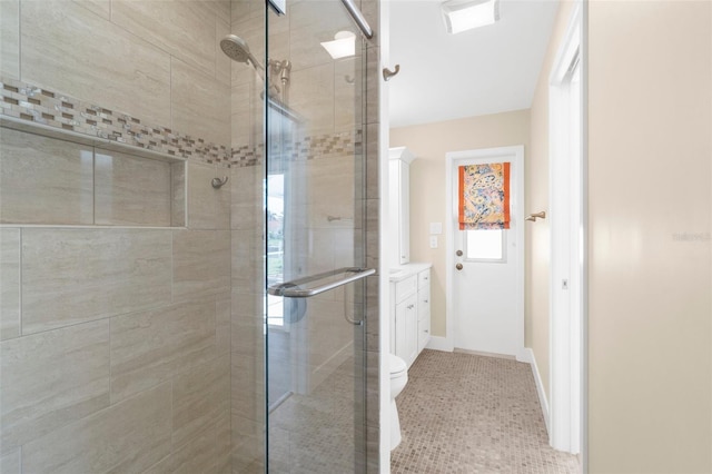 2160 Palm Tree Dr, Punta Gorda, FL 33950 - full bathroom with a shower stall and vanity
