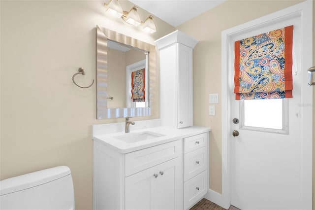 2160 Palm Tree Dr, Punta Gorda, FL 33950 - bathroom featuring vanity and toilet