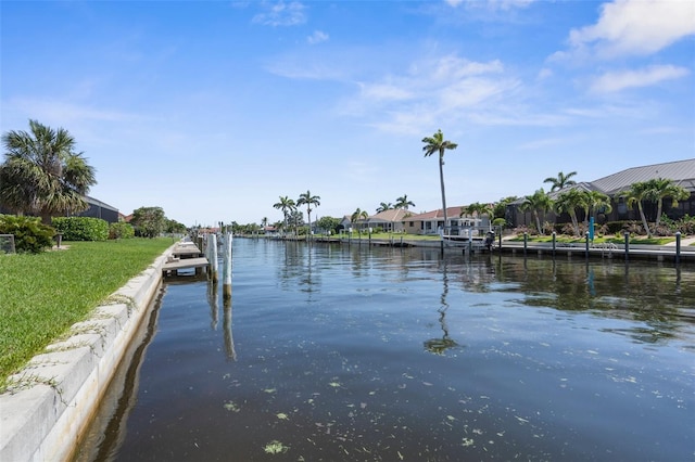 2160 Palm Tree Dr, Punta Gorda, FL 33950 - dock featuring a water view and a residential view