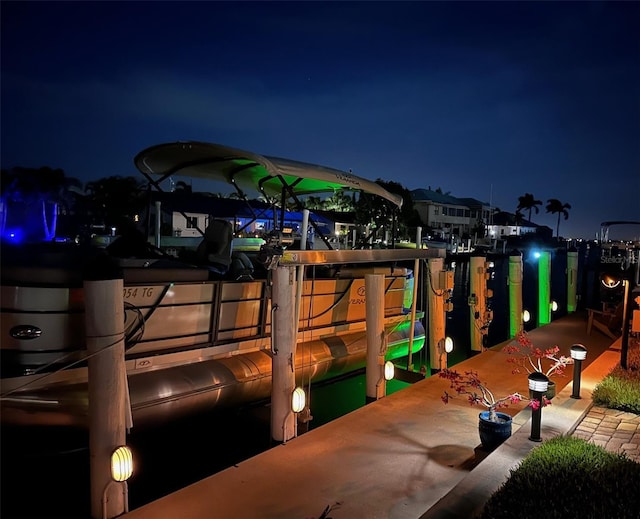 2160 Palm Tree Dr, Punta Gorda, FL 33950 - view of property's community featuring a boat dock and boat lift