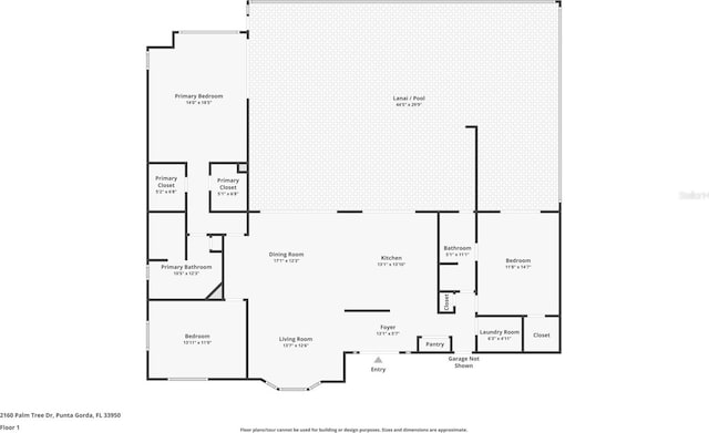 2160 Palm Tree Dr, Punta Gorda, FL 33950 - view of room layout