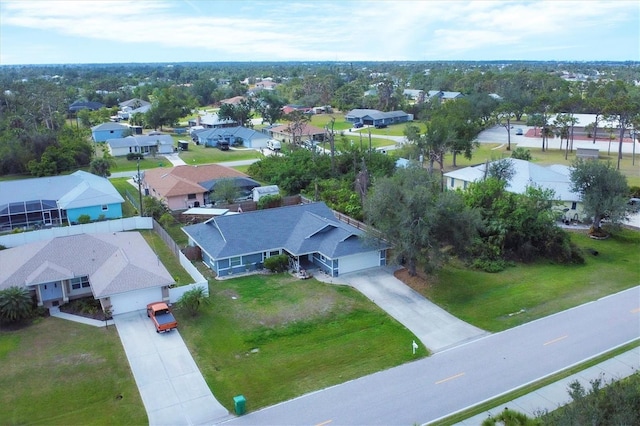 birds eye view of property featuring a residential view