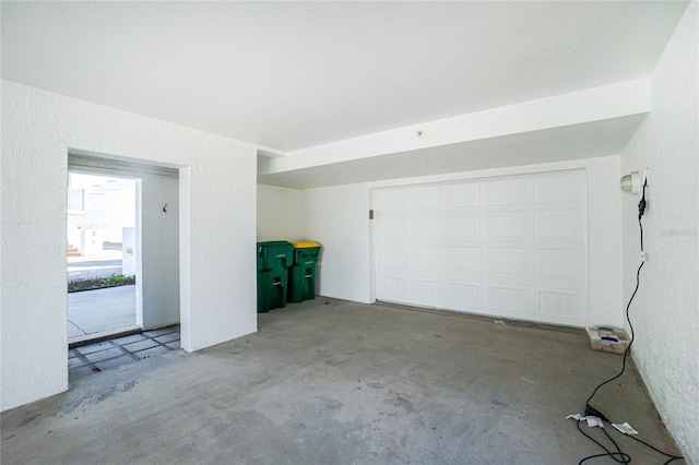 2255 N Beach Rd Unit 13, Englewood, FL 34223 - garage with a textured wall