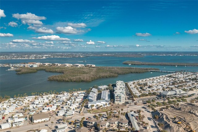 2255 N Beach Rd Unit 13, Englewood, FL 34223 - bird's eye view featuring a water view