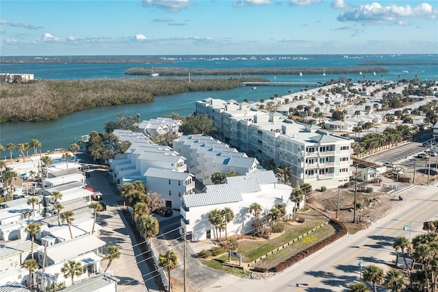 2255 N Beach Rd Unit 13, Englewood, FL 34223 - birds eye view of property featuring a water view