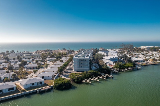 2255 N Beach Rd Unit 13, Englewood, FL 34223 - aerial view featuring a water view and a residential view