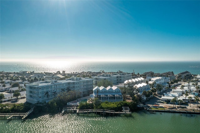 2255 N Beach Rd Unit 13, Englewood, FL 34223 - bird's eye view featuring a water view
