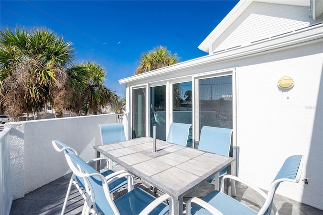 2255 N Beach Rd Unit 13, Englewood, FL 34223 - view of patio / terrace with outdoor dining space