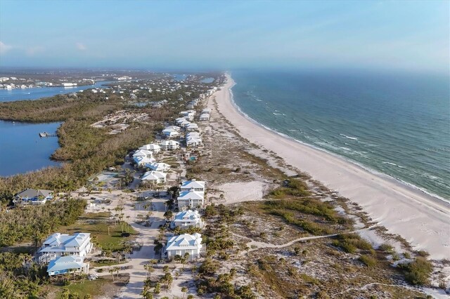 7430 Palm Island Dr Unit 3813, Placida, FL 33946 - bird's eye view with a water view and a beach view