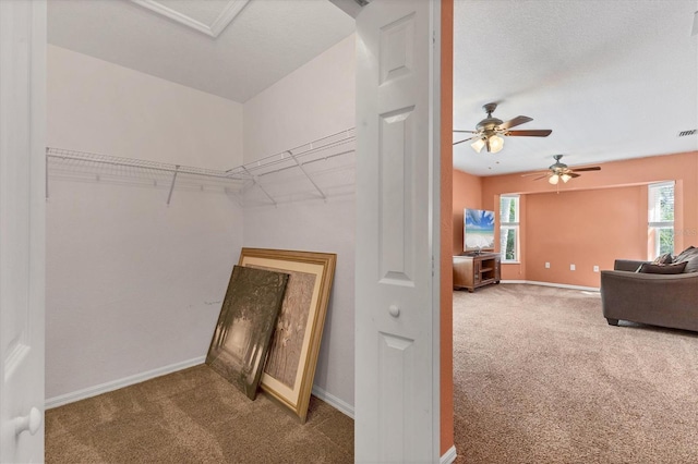 4050 Rock Creek Dr, Port Charlotte, FL 33948 - spacious closet featuring carpet floors and visible vents