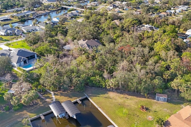 4050 Rock Creek Dr, Port Charlotte, FL 33948 - aerial view featuring a residential view and a water view