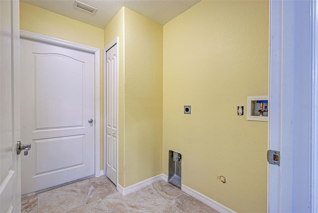 laundry room with washer hookup and hookup for an electric dryer