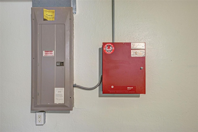 utility room featuring electric panel