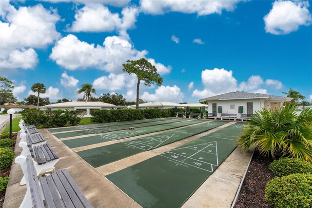 surrounding community featuring shuffleboard